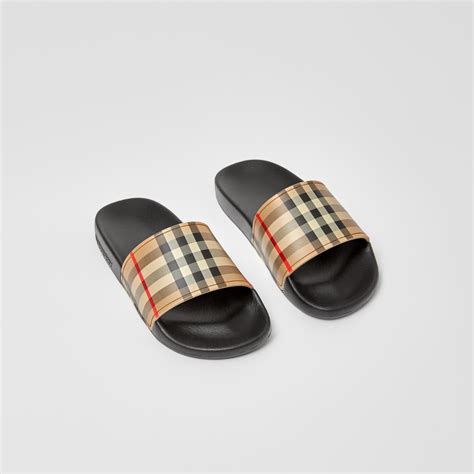 burberry slides for kids